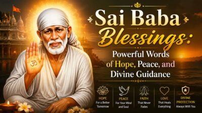 Sai Baba Blessings: Powerful Words of Hope, Peace, and Divine Guidance