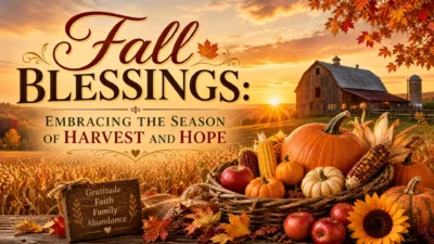 Fall Blessings: Embracing the Season of Harvest and Hope