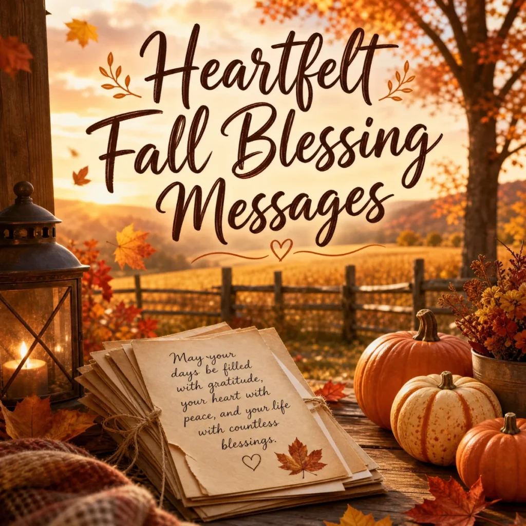 Heartfelt Fall Blessing Messages