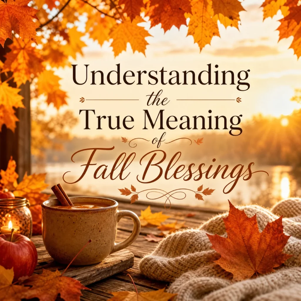 Understanding the True Meaning of Fall Blessings