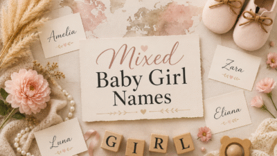 Mixed baby girl names inspired by cultures from around the world
