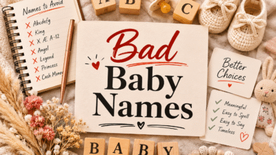 Parents choosing a thoughtful baby name while avoiding common naming mistakes